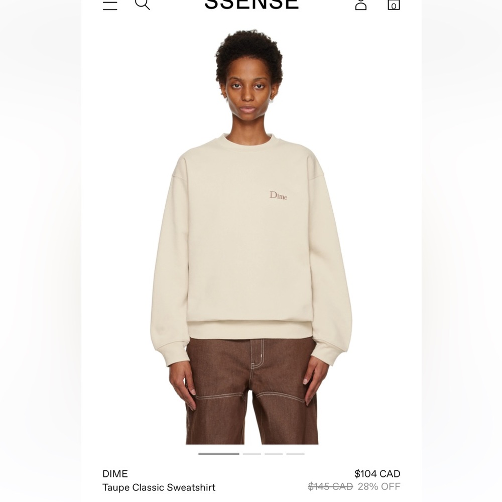 DIME CREWNECK
